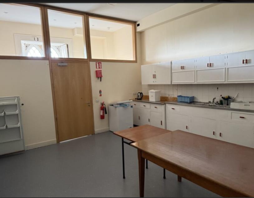 Women's Dorm Kitchen and Laundry Room