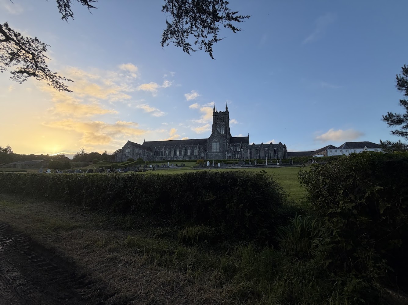Mount Melleray Abbey grounds in Ireland