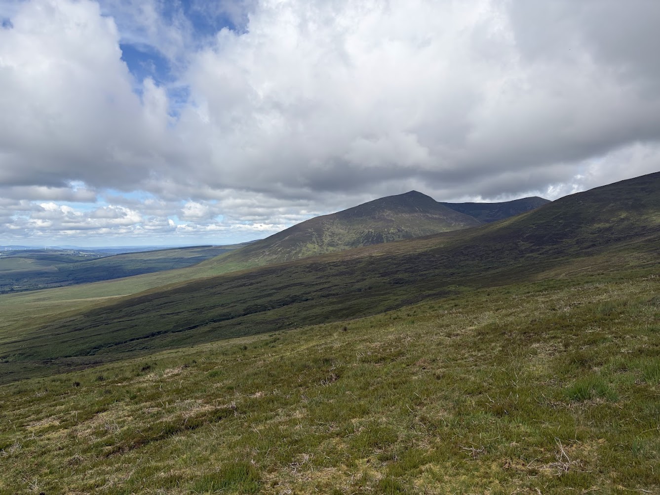 Mountain landscape near Mount Melleray