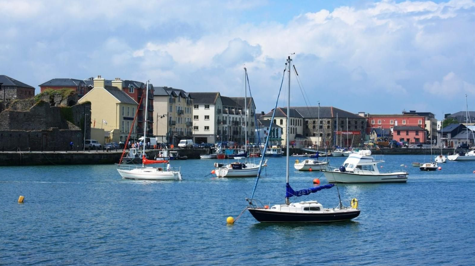 Dungarvan seafront near County Waterford