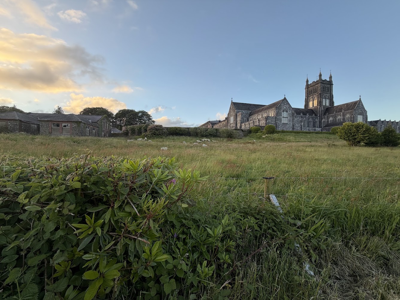 Mount Melleray Abbey grounds in Ireland