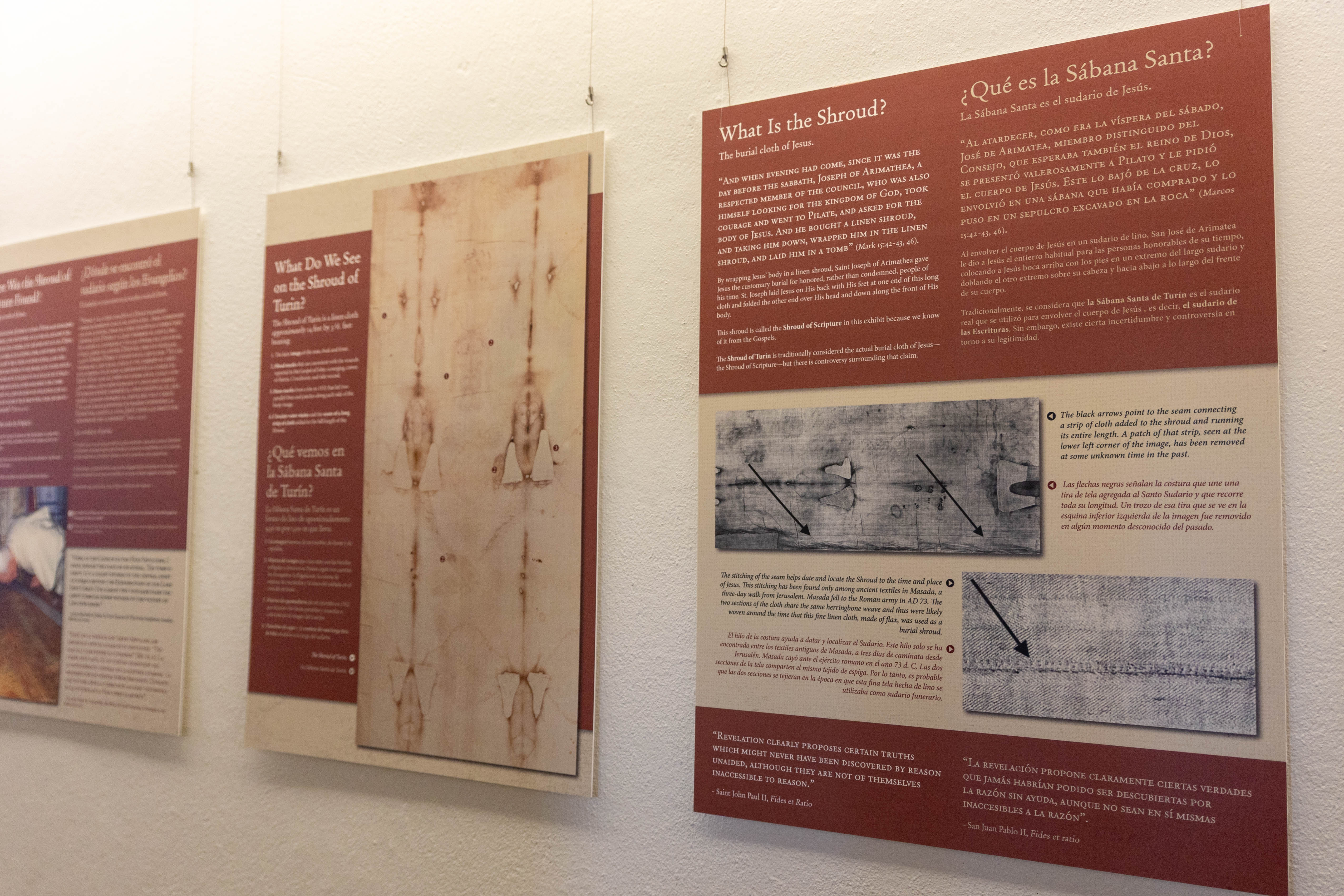 Shroud of Turin Exhibit at Ave Maria University